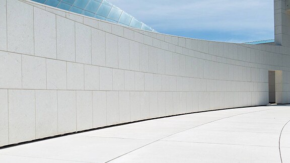 Abstract concrete wall in a modern building
