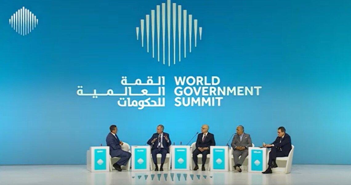 Johsnon Controls CEO George Oliver meeting Khalid Abdulla Al Marzooqi, CEO of Tabreed