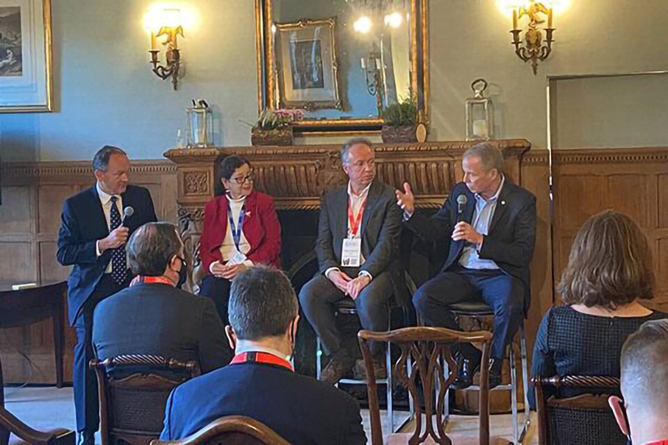 George Oliver participating in the Barriers & Priorities to Accelerating a Transition to Net Zero session