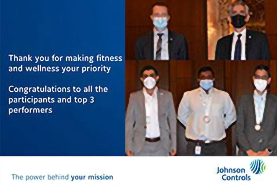 Poster highlighting the top 3 performers of of Dubai Fitness Challenge 2021