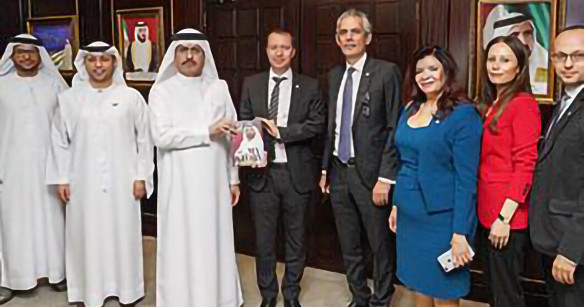 Dubai Electricity and Water Authority meeting a delegation from Johnson Controls at DEWA headquarters