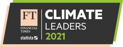 Banner for Financial Times Climate Leaders List 2021 in association with Statista