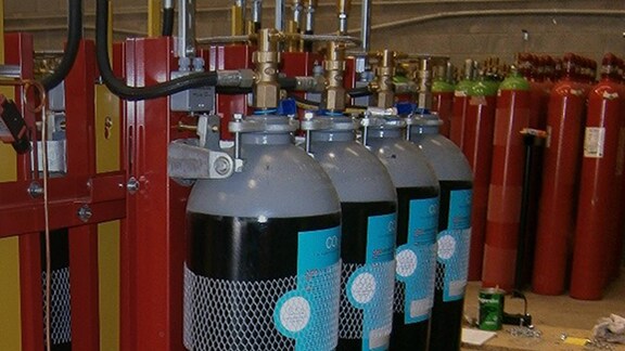 High Pressure Carbon Dioxide (Co2) gas suppression system
