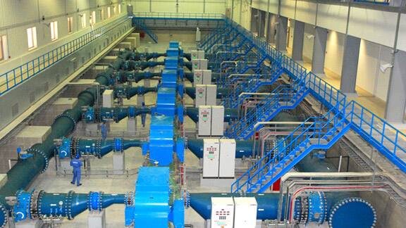 A water treatment plant