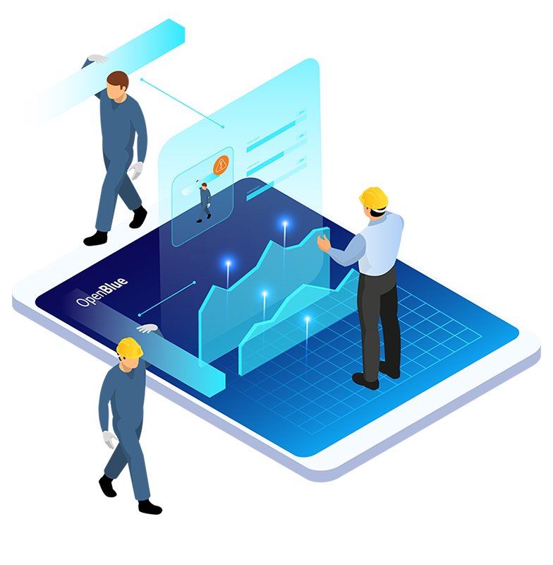 Promo bar of OpenBlue Worker Safety Advisor