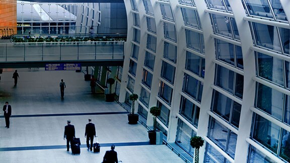 interior of an airport