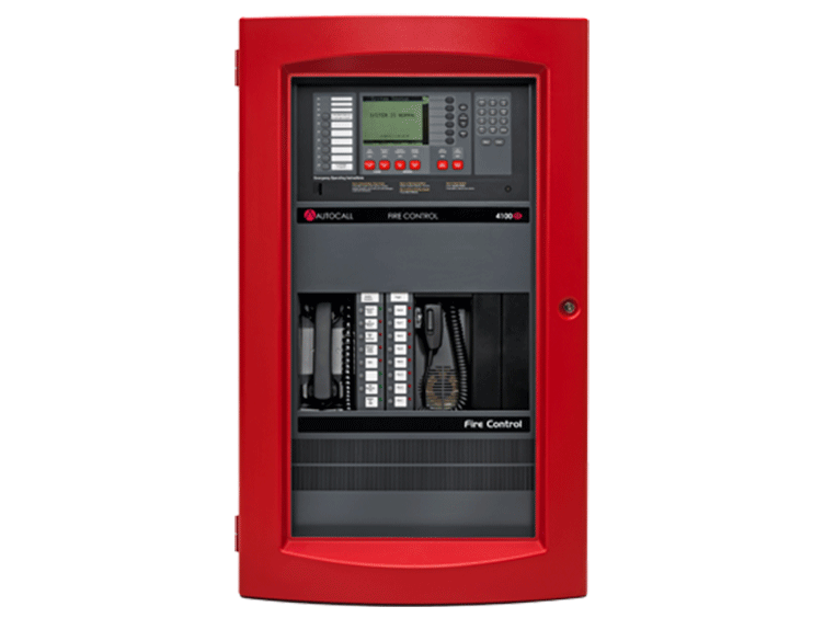 An AutoCall 4100ES control panel