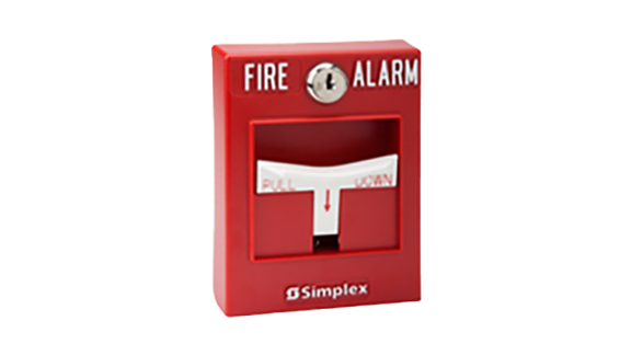 An addressable pull station device from Simplex