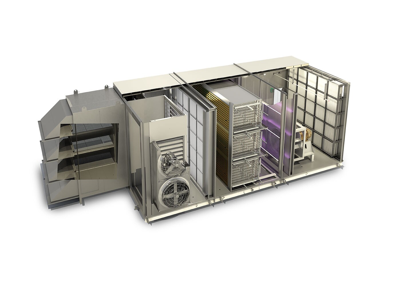 AcuAir system equipment for industrial refrigeration