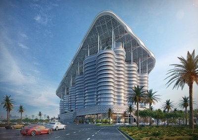 Exterior of the Al Shera'a building, Dubai