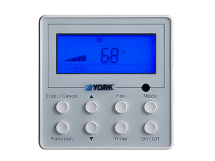 YORK white mini-split system controller