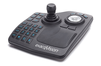 exacqvision surveillance keyboard unit